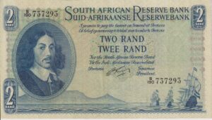 SOUTH AFRICA 2 Rand 1962 G.Rissik #376 B/190 737293 E/A  XF
