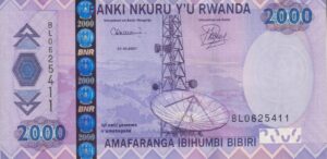 Rwanda 2000 Francs 2007 P 36 UNC