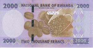 Alternative view of Rwanda 2,000 Francs 2024 P-44 UNC