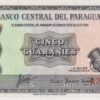 PARAGUAY 5 Guaranies 1963 P195 UNC