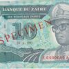 ZAIRE 10 Nouveaux Zaïres 1993 P55s UNC - SPECIMEN