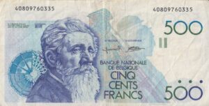 BELGIUM 500 Francs 1992-98 P143a VF