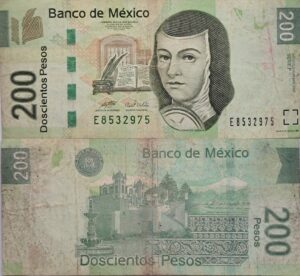 MEXICO 200 Pesos 2007 P125f VF