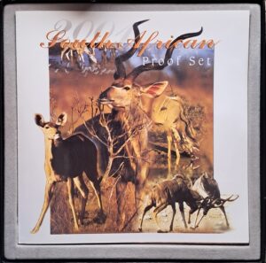Alternative view of SOUTH AFRICA 2001 Proof Set