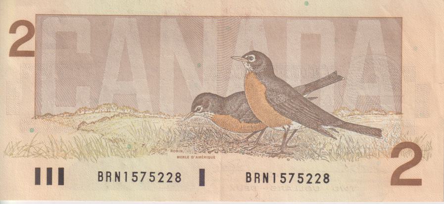 CANADA 2 Dollars 1986 P86 XF - Image 2