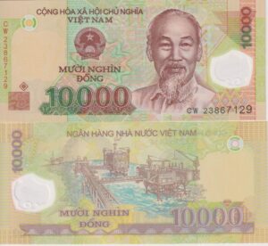 Vietnam 10,000 Dong  P-119 UNC Polymer