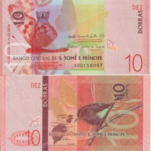 St.Thomas & Prince 10 Dobras 2020 P-77 UNC