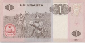 Alternative view of ANGOLA 1 Kwanza 1999 P143 XF