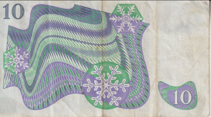 SWEDEN 10 Kronon 1987 P53e.5 VF - Image 2