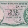 SCOTLAND £1 One Pound 1982 P231  F