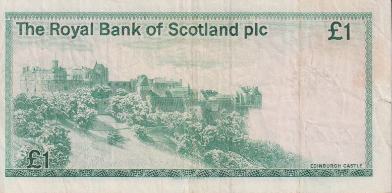 SCOTLAND £1 One Pound 1982 P231 F - Image 2
