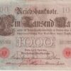 GERMANY Reichsbanknotes 1000 Mark 1910 P13 VF  - Red Seals (Copy)