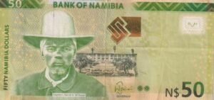 NAMIBIA 50 Dollars 2016 P13b VF