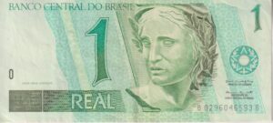 BRAZIL 1 Real 2003 P251 VF