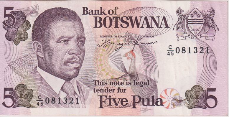 BOTSWANA 5 Pula 1992 P11a XF