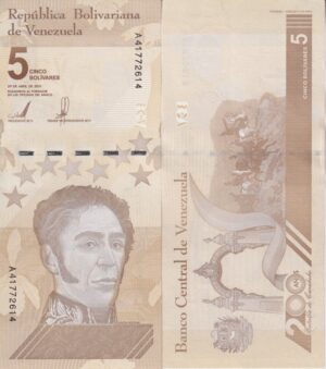 VENEZUELA 5 Million Digital 2021 P115 UNC