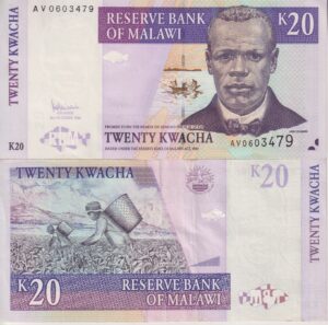 MALAWI 20 Kwacha 2006 P-52 UNC