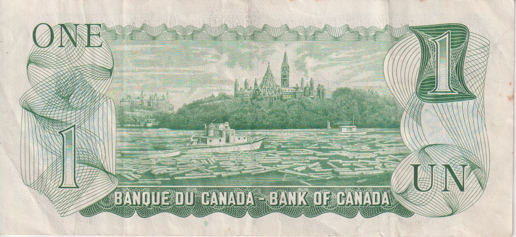 CANADA 1 Dollar 1973 P85 VF - Image 2