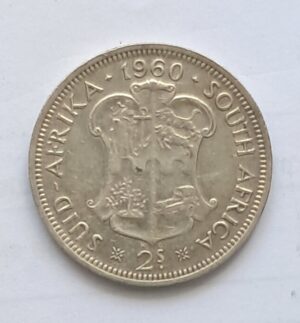UNION OF SOUTH AFRICA - 2 Shilling 1960, Silver 0.500, Copper 0.50 (Copy)