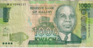 MALAWI 1000 Kwacha 2016 P67 VF