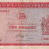 RHODESIA 2 Dollars 1979 P35d VF