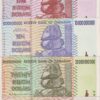 Zimbabwe 1- 50 Billion Dollars 2008 P83- P87 UNC - 5 Banknotes