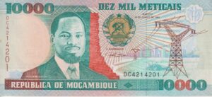 Mozambique 10000 meticais P 137 1991 A-UNC