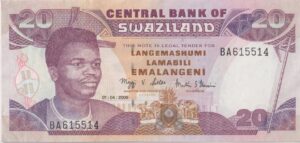 Swaziland 20 Emalangeni 2006 P30 XF
