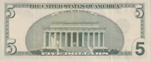 Alternative view of UNITED STATES OF AMERICA - 5 Dollars 2003 P517b XF