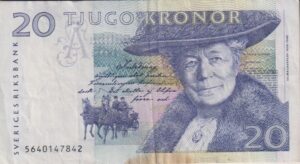 Sweden, 20 Kronor 1995 P-61b VF