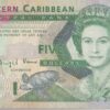 East Caribbean States 5 Dollars 1993 P26g A-UNC (Grenada)