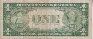 Alternative view of UNITED STATES OF AMERICA - 1 Dollars Series 1935 E  SILVER CERTIFICATE P416e F