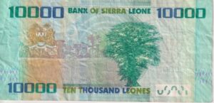 Alternative view of SIERRA LEONE 10,000 Leones 2010 P33  VF