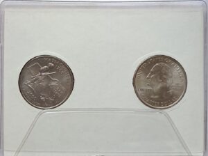 Alternative view of UNITED STATES OF AMERICA USA - Massachusetts Statehood Quarter 2000