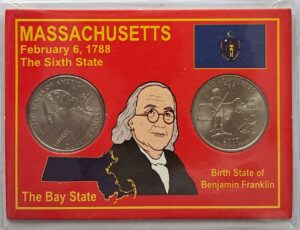 UNITED STATES OF AMERICA USA - Massachusetts Statehood Quarter 2000