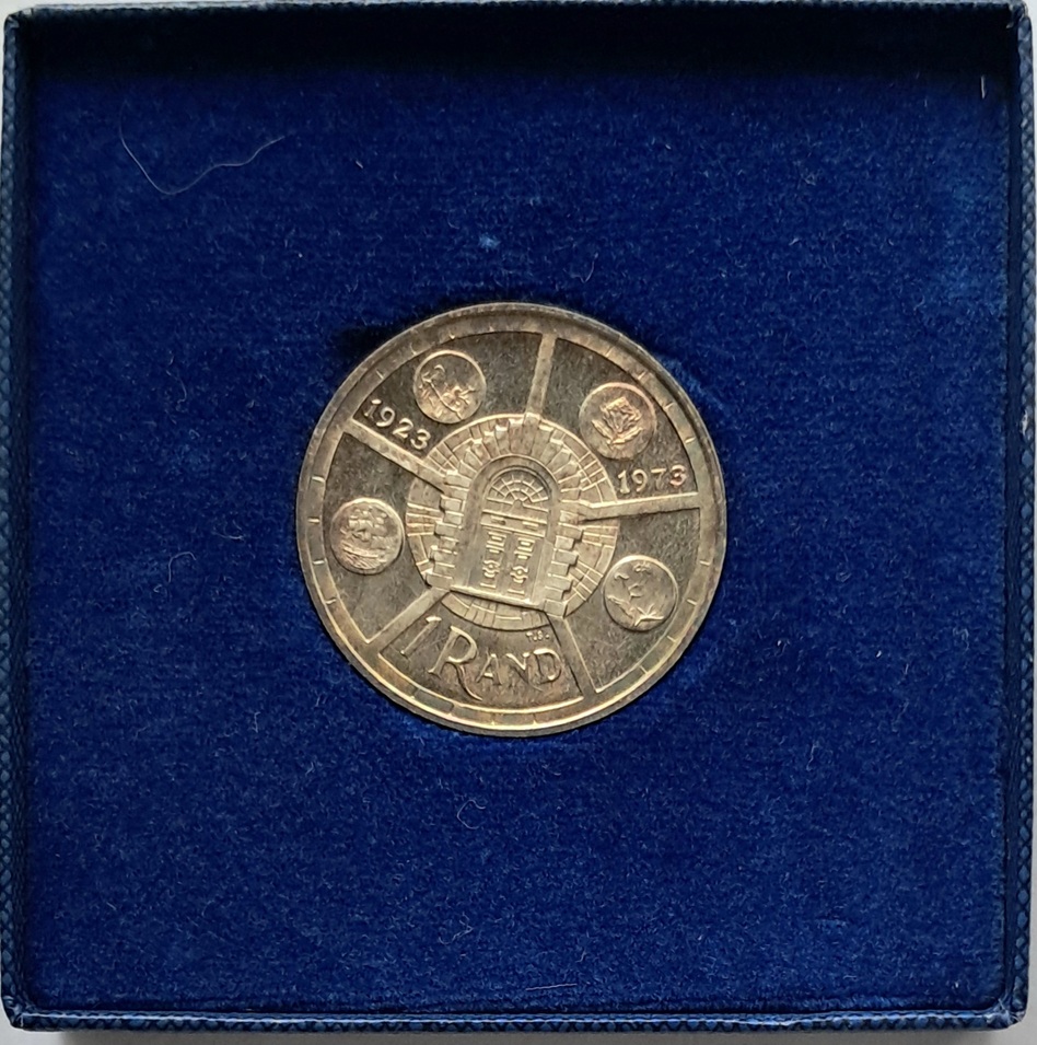 SOUTH AFRICA 1974 50th Anniversary of the South African Mint-Unc - in SA Mint box