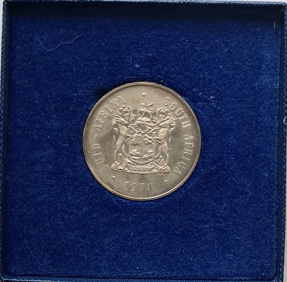 SOUTH AFRICA 1974 50th Anniversary of the South African Mint-Unc - in SA Mint box - Image 2