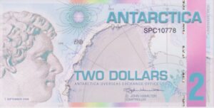 ANTARCTICA $2 Dollar (2008) James Clark Ross - read description