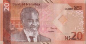 NAMIBIA 20 DOLLARS 2025 P21a Polymer XF