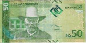 NAMIBIA 50 DOLLARS 2025 P22a Polymer VF